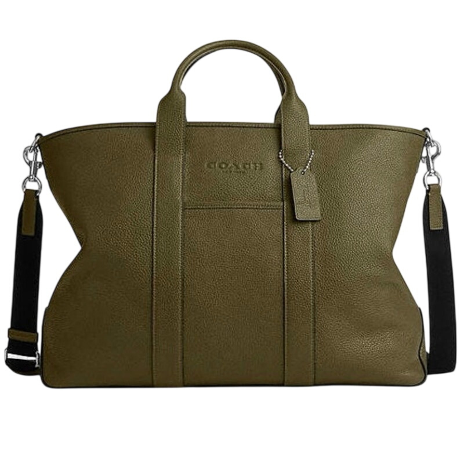 Coach Grayson Soft Pebbled Leather Olive Tote Nwt